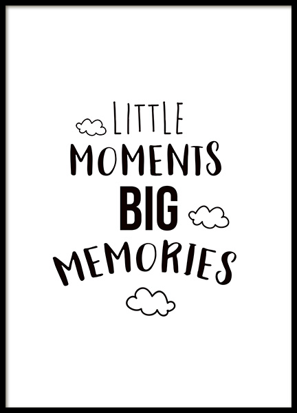 Little Moments Plakat i gruppen Plakater / Barneplakater hos Desenio AB (11442)