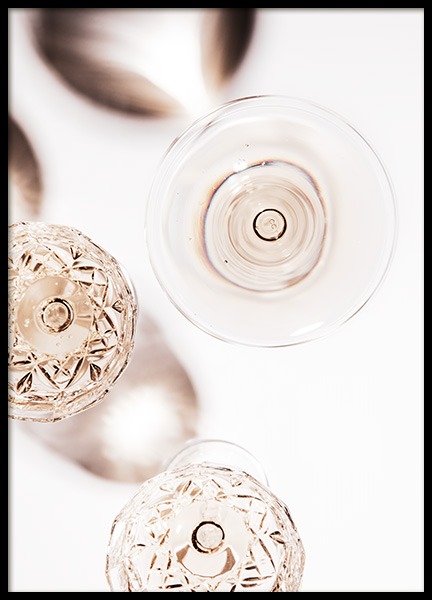 Champagne Shade Plakat i gruppen Plakater / Kjøkkenplakater hos Desenio AB (11916)