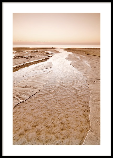 Beige Beach Plakat i gruppen Plakater / Naturmotiv hos Desenio AB (12542)