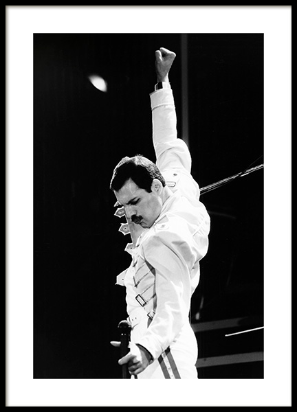 Freddie Mercury Plakat i gruppen Plakater / Iconic photos hos Desenio AB (13580)