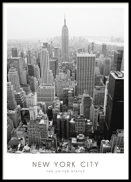 Plakat New York city, posters med foto av byer