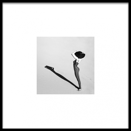 Lady Shadow Plakat  i gruppen Plakater / Svarthvitt hos Desenio AB (8912)