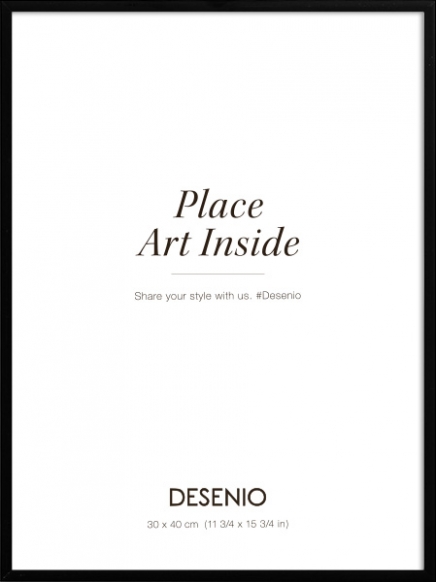 Metall ramme svart, 30x40
