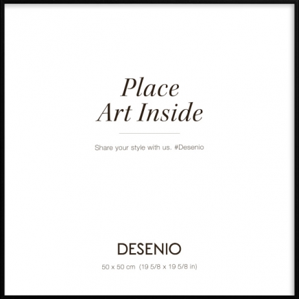 Metall ramme svart, 50x50