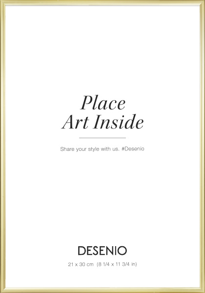Gullramme, 21x30cm