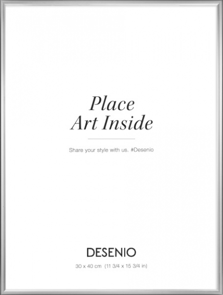 Sølv ramme, 30x40