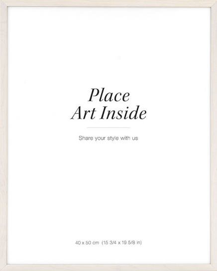 Treramme lyst tre, 40x50