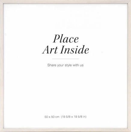 Treramme lyst tre, 50x50