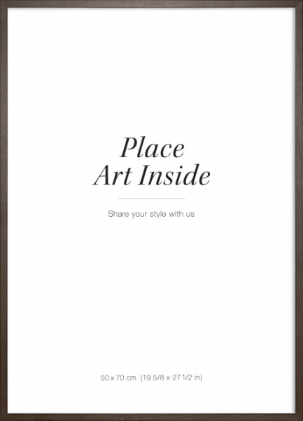 Bilderamme av mørkt tre, 50x70