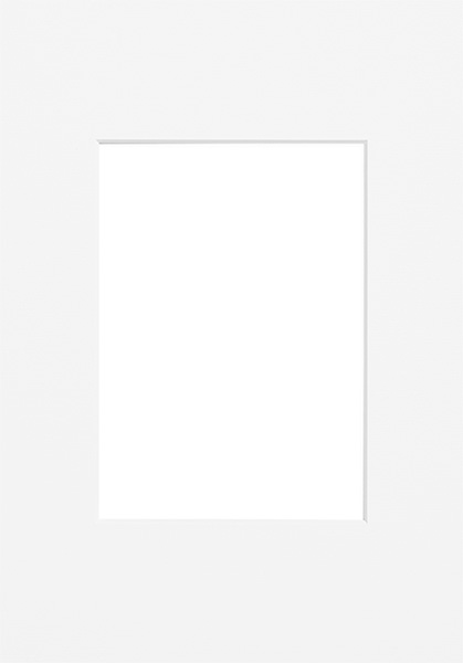 Passepartout hvit, 21x30