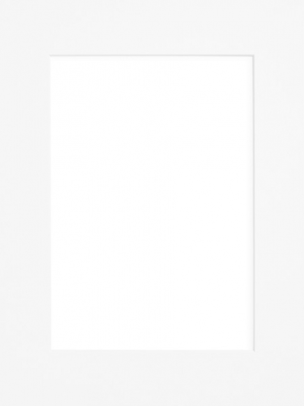 Passepartout hvit, 30x40