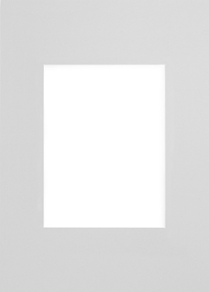 Passepartout lysegrå 50x70