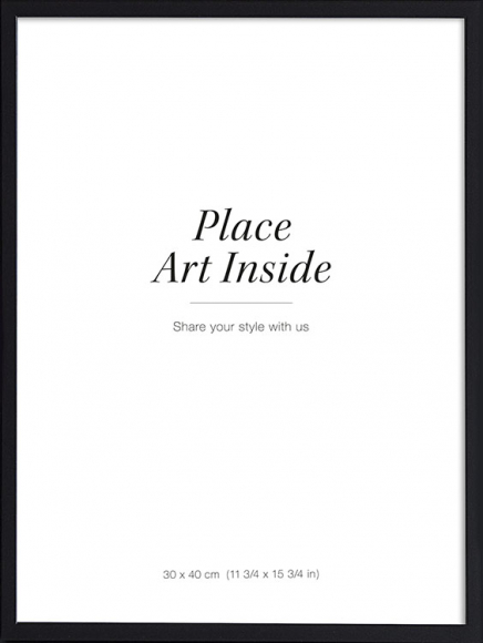 Svart ramme, 30x40