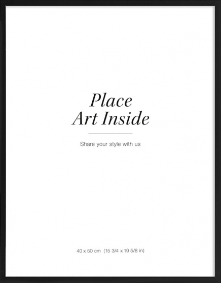 Svart ramme, 40x50