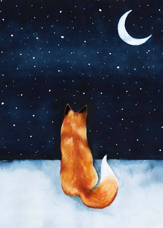 Night Fox Plakat