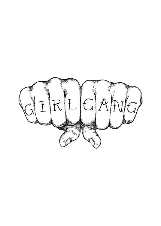 Girl Gang Plakat