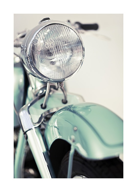 Retro Motorcycle Plakat / Fotokunst hos Desenio AB (10639)