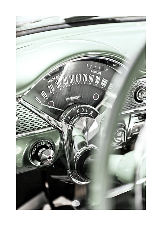 American Vintage Car Plakat / Fotokunst hos Desenio AB (10641)