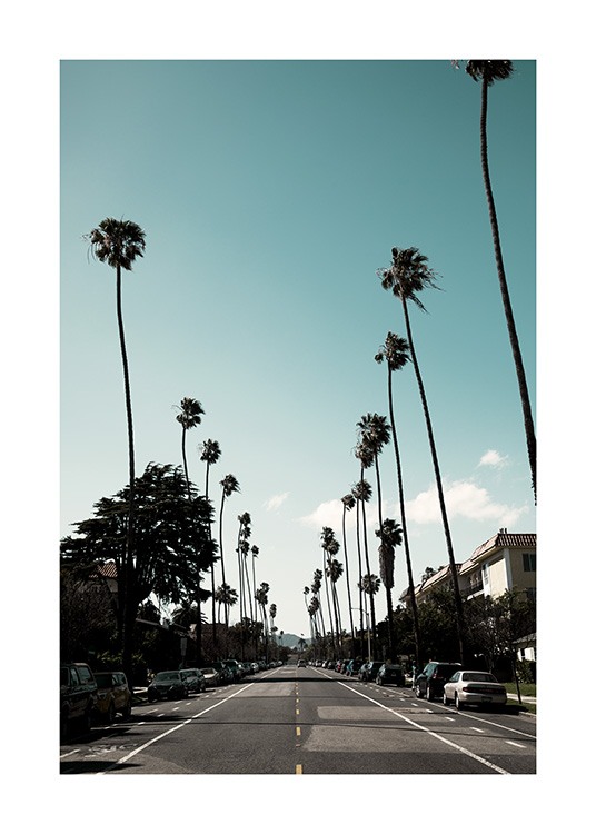 Street of Los Angeles Plakat / 50x70 cm hos Desenio AB (10785)