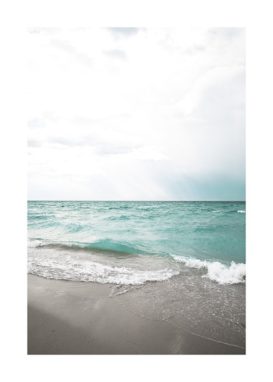 Turquoise Beach Plakat / Tropisk hos Desenio AB (10820)