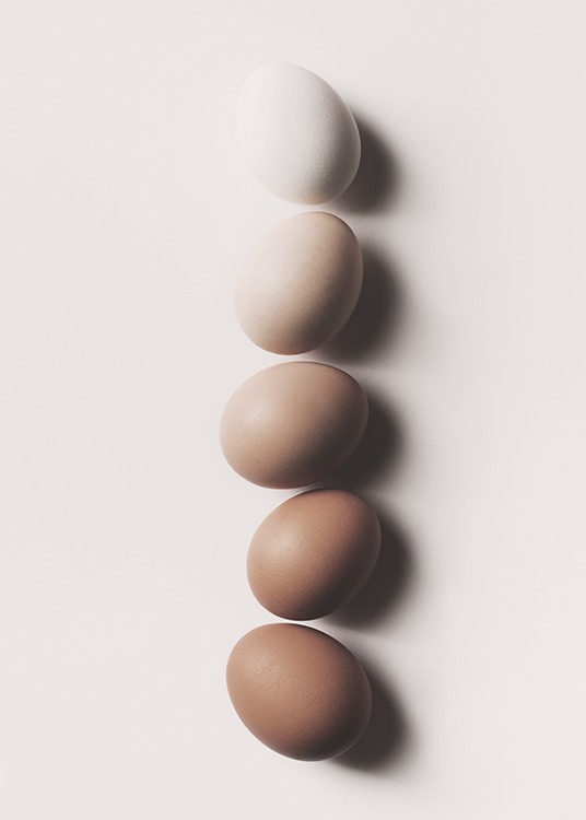 Eggs in a Row Plakat / Kjøkkenplakater hos Desenio AB (10997)
