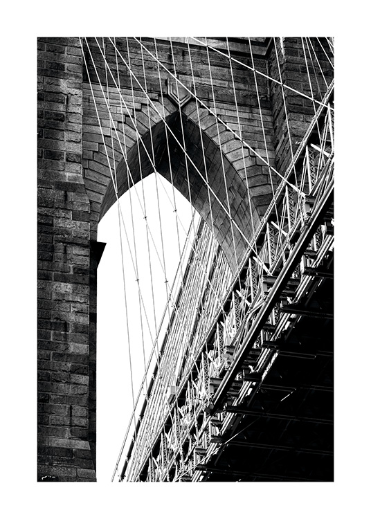 Brooklyn Bridge Detail Plakat