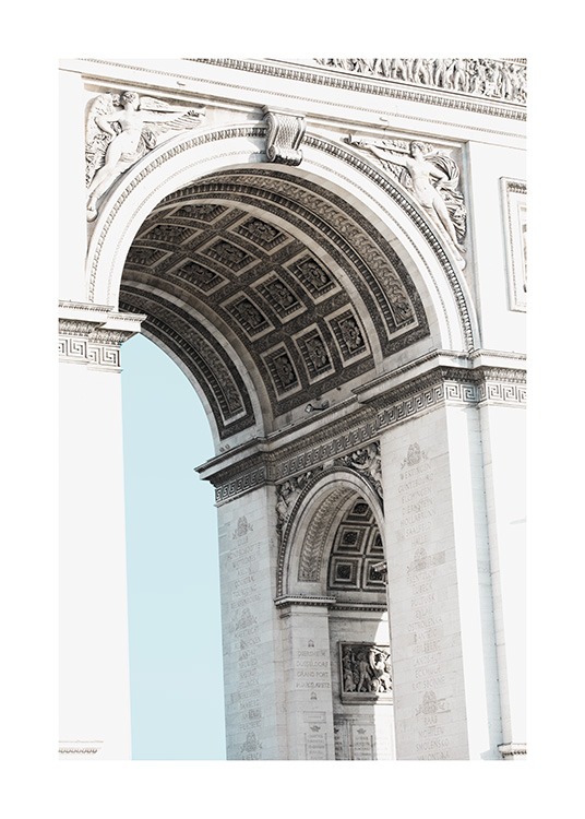 Arc de Triomphe Detail Plakat / Fotokunst hos Desenio AB (11335)
