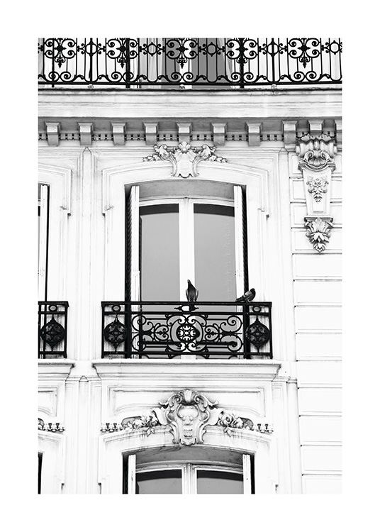 French Balcony Plakat