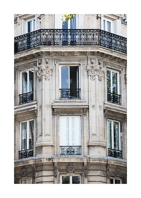 Paris Facade Plakat / Fotokunst hos Desenio AB (11352)