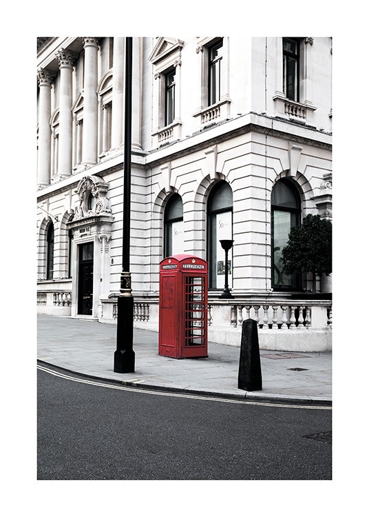 Red Telephone Box Plakat