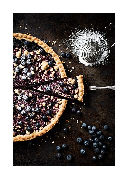 Blueberry Pie Plakat / Kjøkkenplakater hos Desenio AB (11517)