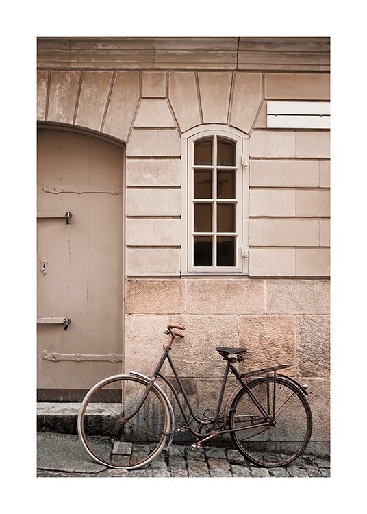 Bike in Old Town Plakat / Fotokunst hos Desenio AB (11579)