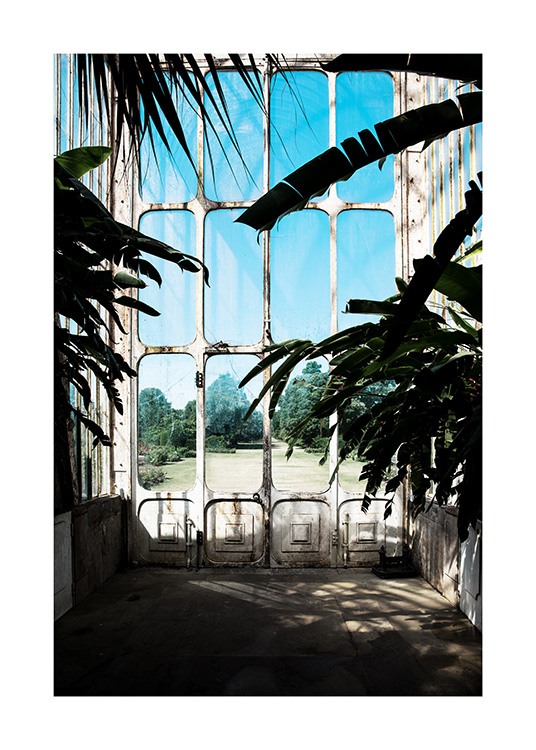 Window in Kew Garden Plakat / Fotokunst hos Desenio AB (11592)