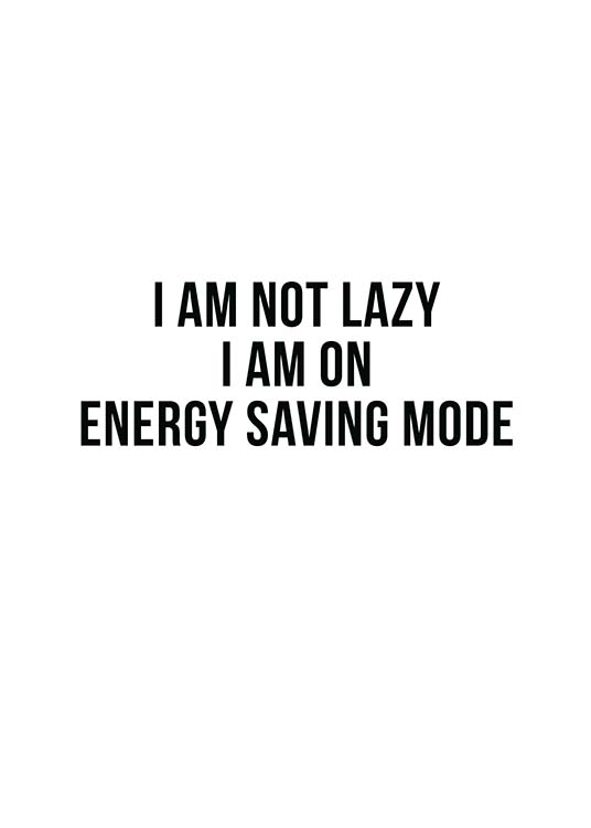 Energy Saving Plakat