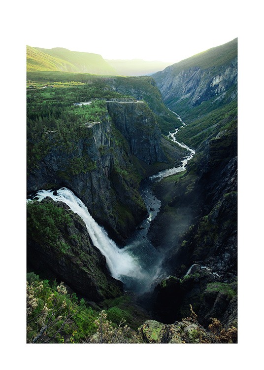 Vøringfossen Waterfall Plakat / Naturmotiv hos Desenio AB (12079)
