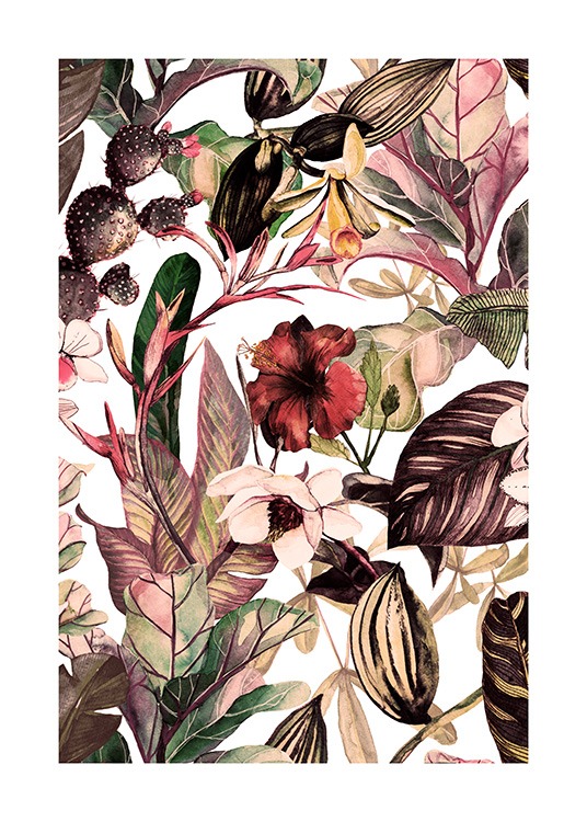 Botanical Pattern No2 Plakat / Kunstmotiv hos Desenio AB (12087)