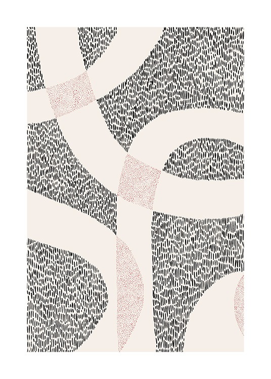 Dot Abstract No2 Plakat / Kunstmotiv hos Desenio AB (12500)