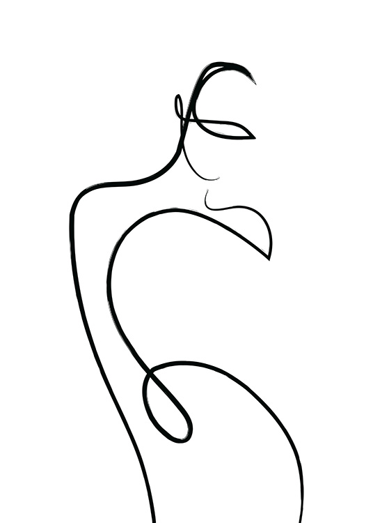 Line Impression No2 Plakat