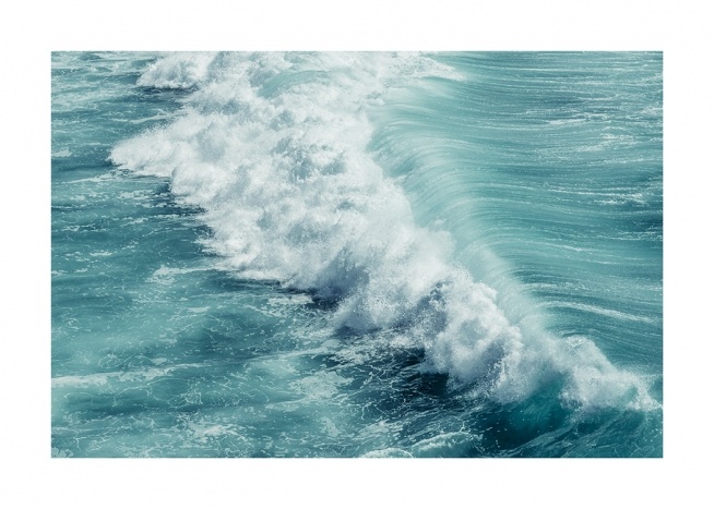 Turquoise Ocean Plakat / Naturmotiv hos Desenio AB (12641)