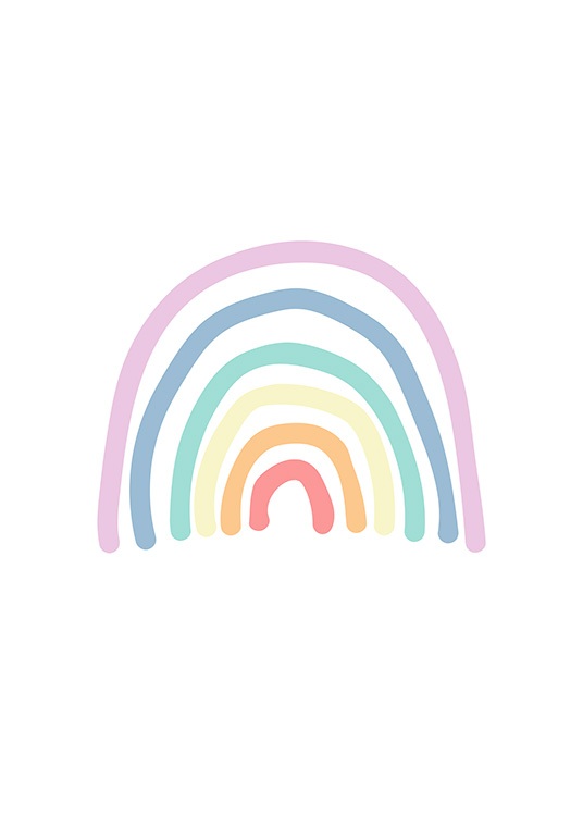 Painted Rainbows Plakat