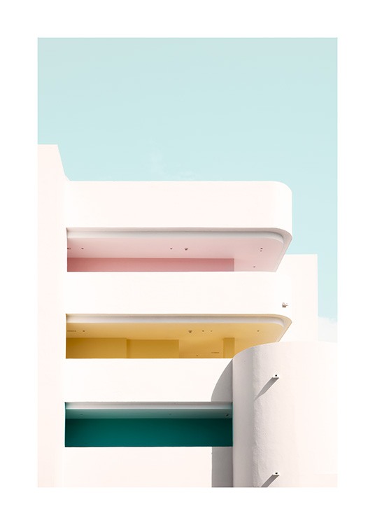 Color Balconies Plakat