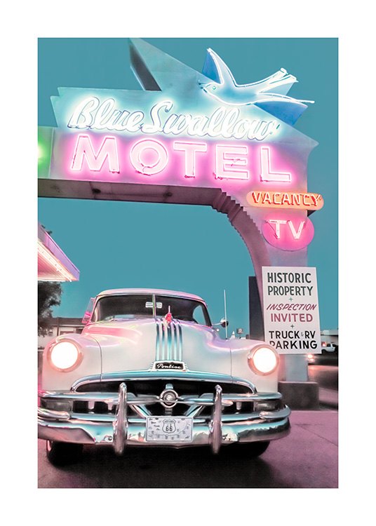 Blue Swallow Motel Plakat