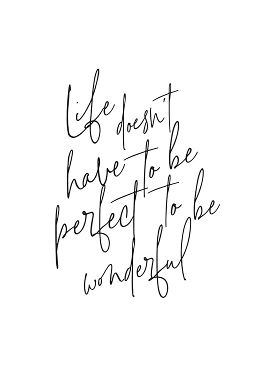 To Be Wonderful Plakat