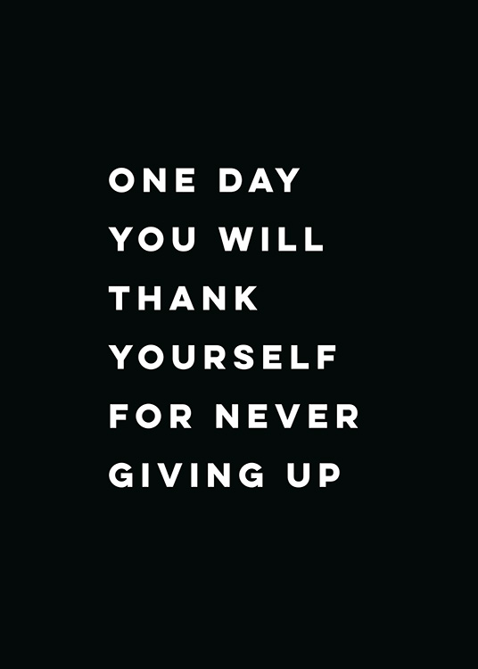 Thank Yourself Plakat