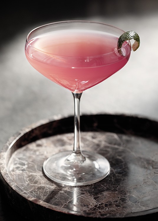 Pink Cocktail Plakat