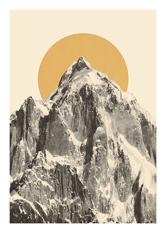 Mountainscape No2 Plakat / Vintage hos Desenio AB (13923)
