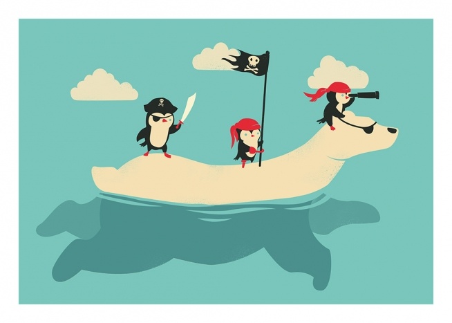 The Scourge of the Arctic Plakat