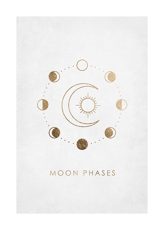 Moon Phases Plakat