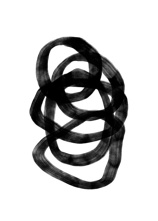 Drawing Circles No1 Plakat