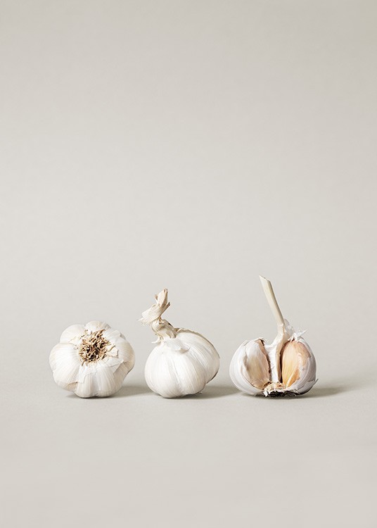 Garlic in a Row Plakat
